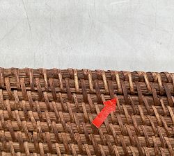 Open Box: Tava Handwoven Closet Utility Basket (10"W x 14"L x 6"H) - Honey