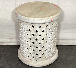 Open Box: Bodega Round Side Table (17") - Sandwash