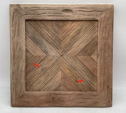 Open Box: Wooden Square Dimensional Wall Art