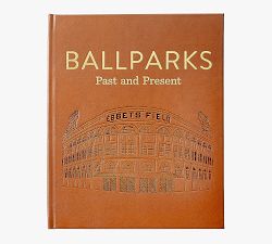Ballparks Leather-Bound Book