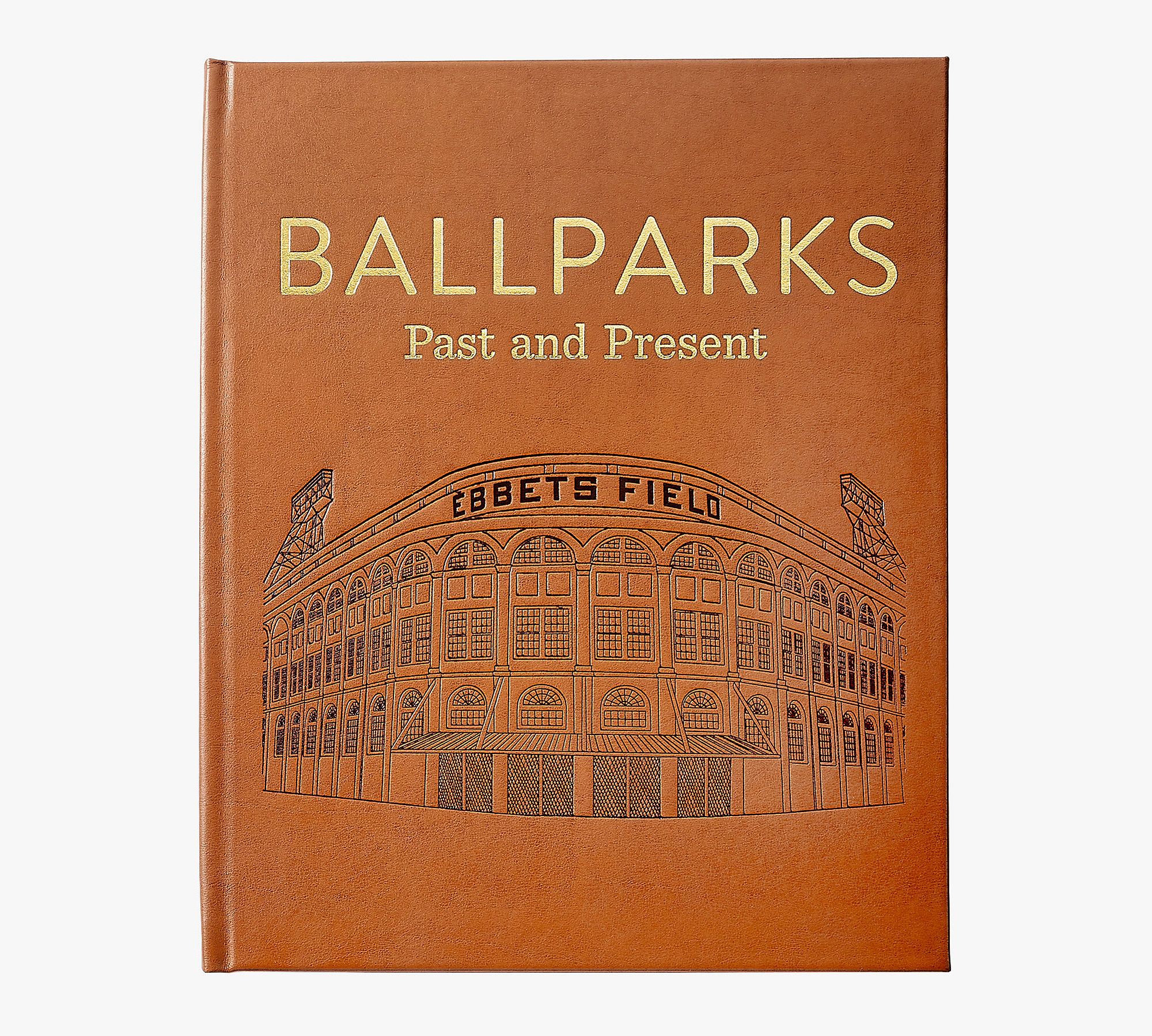 Ballparks Leather-Bound Book