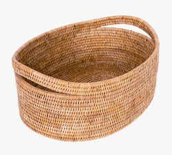 Tava Handwoven Rattan Oval Basket