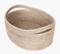 Tava Handwoven Rattan Oval Basket