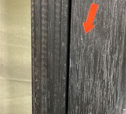 Open Box: Livingston Glass Door Cabinet without Top (17.5") - Dusty Charcoal