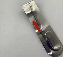 Open Box: Cyl Glass Overdoor Shower Hook - Polished Stainless Steel