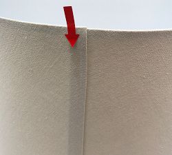 Open Box: Gallery Linen Tapered Drum Lamp Shade, Extra Large (20" Diam) - Sand
