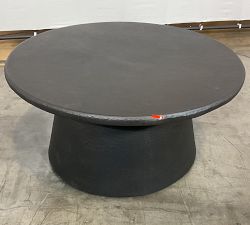 Open Box: Avila Metal Round Outdoor Coffee Table (32") - Bronze