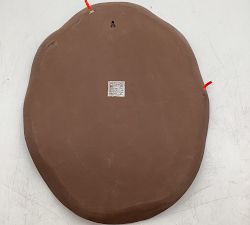 Open Box: Earthenware Botanical Wall Plate (18" x 14") - Poppies