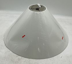 Open Box: Artisan Tapered Shade, Large (21" Diam) - White
