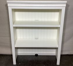 Open Box: Aubrey Modular Media Shelf Hutch (36"W x 48"H) - Dutch White
