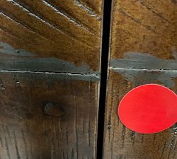 Open Box: Caldwell Bar Cabinet (38") - Rustic Mahogany