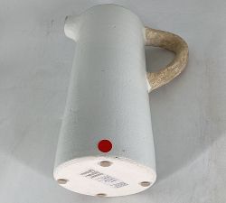 Open Box: Handcrafted Arquette Pitcher, Medium (14"H) - White