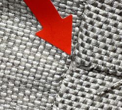 Open Box: Pearce Modern Square Arm Wedge - Performance Textured Weave Sand