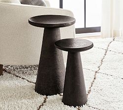 Avila Metal Round Outdoor Accent Table (12"-32")