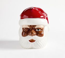 Cheeky Santa Cookie Jar