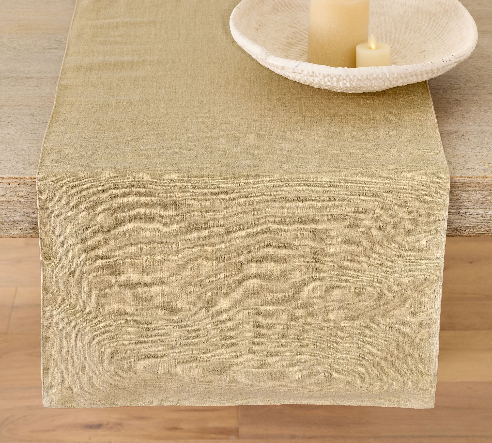 Shimmer Linen Table Runner - thumbnail 2