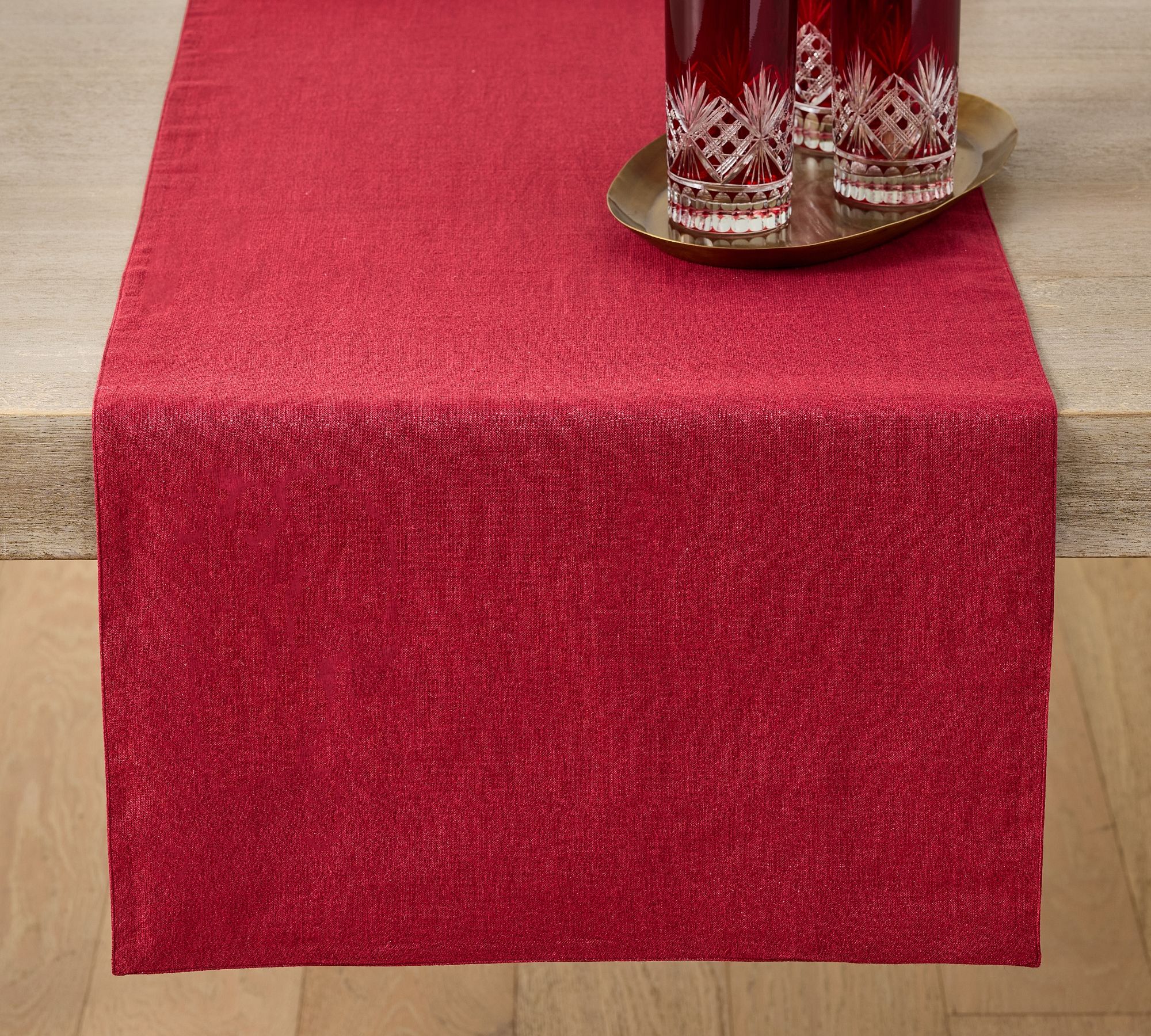 Shimmer Linen Table Runner