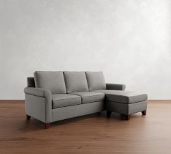 Cameron Roll Arm Reversible Chaise Sleeper Sectional (89")