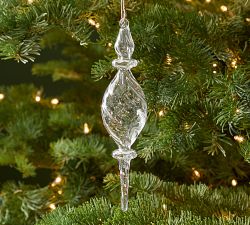 Glass Icicle Ornament
