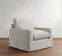 PB Comfort Modern Square Arm Slipcovered Chair