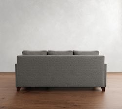 Cameron Square Arm Reversible Chaise Sleeper Sectional (89")