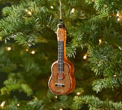Glitter Guitar Ornament