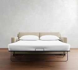 Sanford Square Arm Sleeper Sofa (55"&ndash;79")