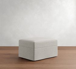 Big Sur Slipcovered Ottoman (32")