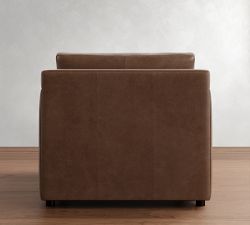 Pacifica Slim Arm Leather Chair