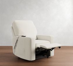 PB Comfort Square Arm Power Lift Recliner with Massage &amp; Heat