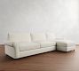 PB Comfort Roll Arm Chaise Sectional (106"&ndash;132")