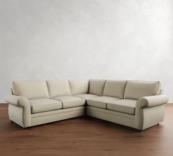 Pearce Roll Arm 4-Piece L-Shaped Sectional (114")