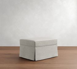 PB Comfort Slipcovered Ottoman (30")