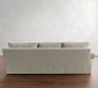 Pearce Roll Arm Slipcovered 4-Piece L-Shaped Sectional (114")