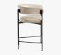 Maison Barrel Back Leather Bar &amp; Counter Stools