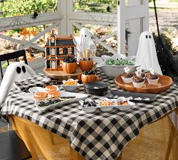 Gus the Ghost Stoneware Multi-Condiment Server
