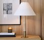Sterling Travertine Table Lamp (28")