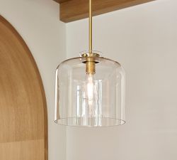 Anderson Clear Glass Dome Pendant (12"-15")