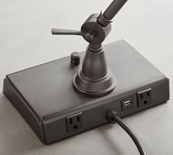 Architect's Adjustable USB Task Table Lamp (26")