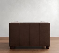 Chesterfield Square Arm Leather Chair