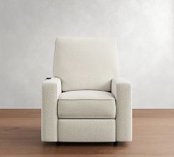 PB Comfort Square Arm Power Lift Recliner with Massage &amp; Heat