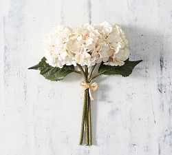 Faux Ivory Hydrangea Bundle