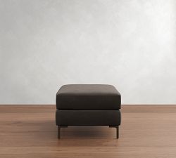 Jake Leather Ottoman (30")
