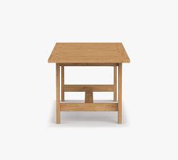 Malibu Teak Rectangular Extendable Outdoor Dining Table (75"-104")