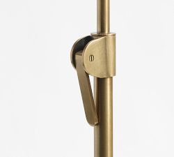 Sherman Metal Articulating Dome Task Floor Lamp (49")