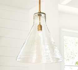 Bridget Recycled Glass Flared Pendant (14"-18")