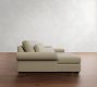 Big Sur Roll Arm Deep Seat Double Chaise Sectional (145"&ndash;200")