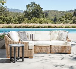 Build Your Own - Huntington Wicker Slope Arm Outdoor Sectional Components