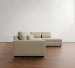 Big Sur Square Arm Deep Seat Return Bumper Sectional (120"&ndash;152")