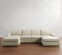 Pearce Square Arm Double Chaise Sectional (124"&ndash;175")